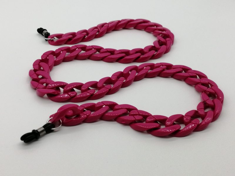 Cadena Acetato Fucsia